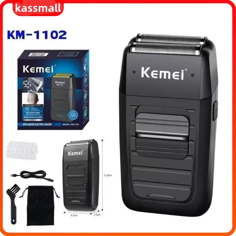 Kemei KM-1102 KM1102 เครื่องโกนหนวดไฟฟ้า เครื่องโกนหนวด