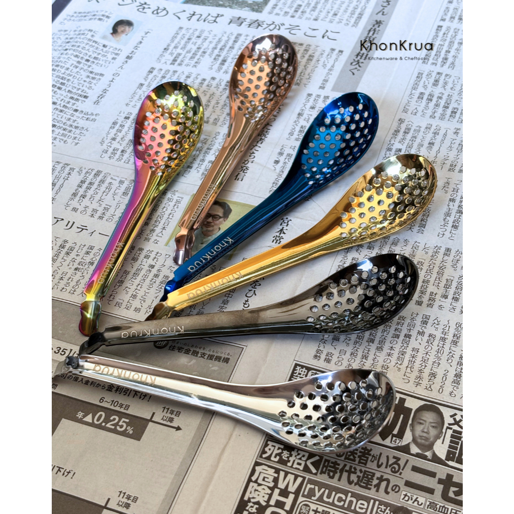 KhonKrua Ikura,Caviar Spoon 16 CM ช้อนตักไข่ปลา ขนาด 16 ซม.