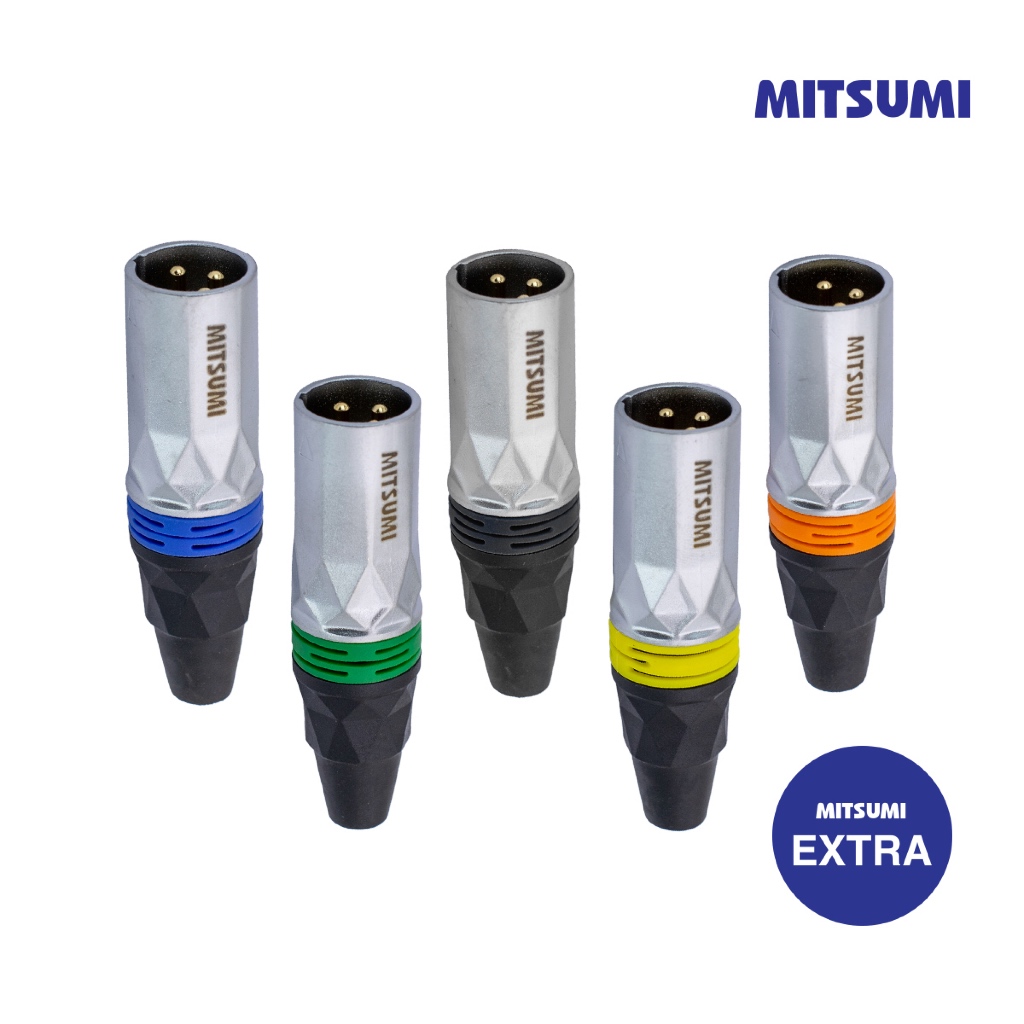 ปลั๊กแคนนอน แกนทอง (อย่างดี) MITSUMI EXTRA C15-EX สีดำ