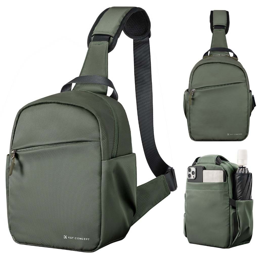 K&F CONCEPT Photography Sling Bag Portable Waterproof Messenger Bag Capacity 5L Men's Shoulder Bag