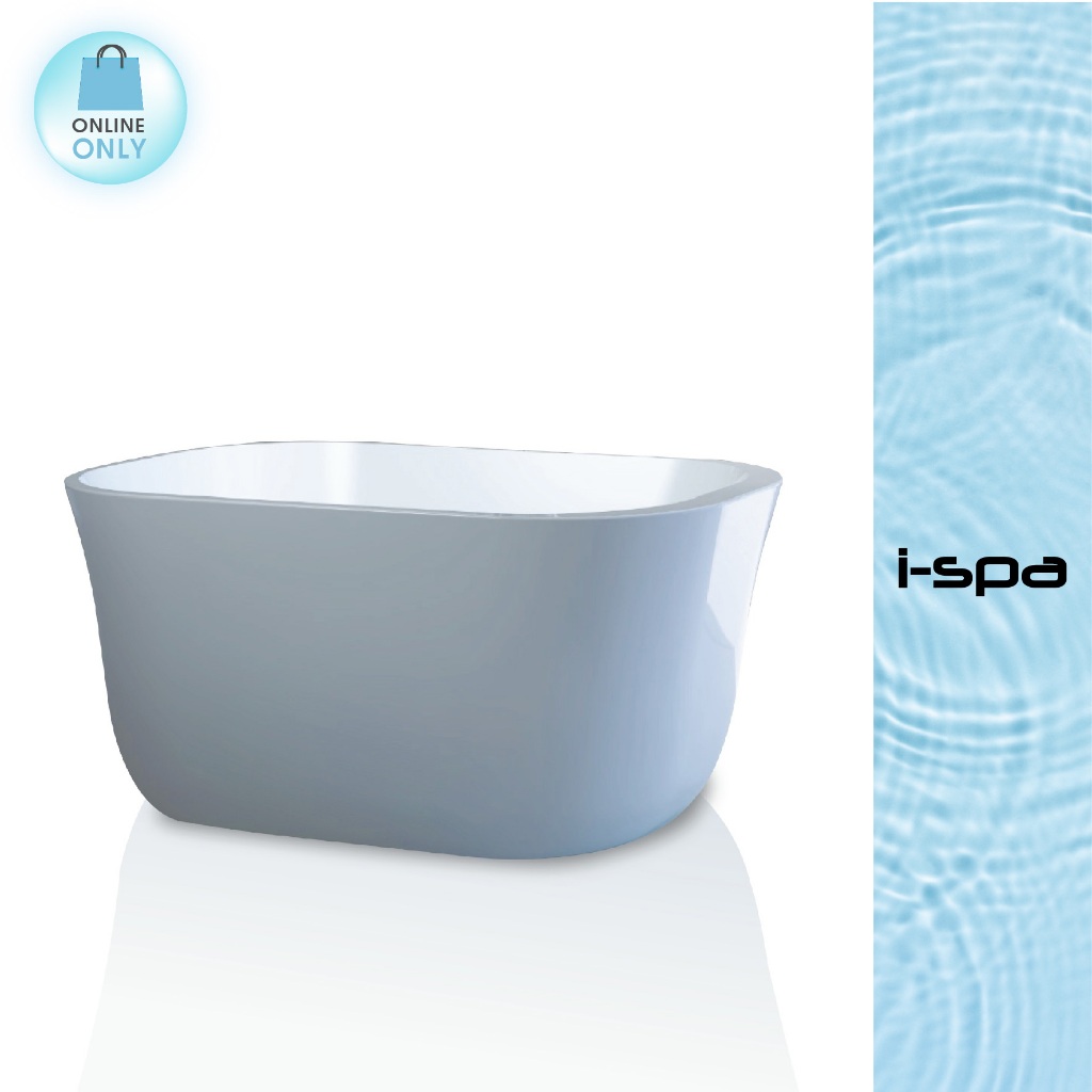I-SPA อ่างอาบน้ำ แบบลอยตัวSeamless รุ่นVIOLA ผลิตจากอะคริลิค ขนาดW80xL140xD55xH70 cm.(I-VIO01)