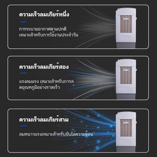 MEIYIJIA 60L พัดลมไอระเหยเคลื่อนที่ ปริมาณอากาศขนาดใหญ่ 10000 ระบายความร้อนอย่างมีประสิทธิภาพ พัดลมมัลติฟังก์ชั่น