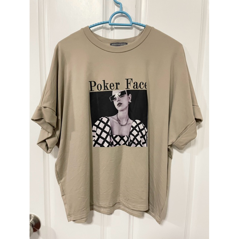 Simple par : เสื้อยืด oversize แขนพับ (Used)