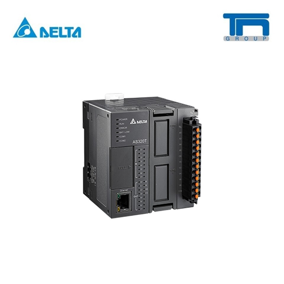 Delta อุปกรณ์ควบคุม Compact Modular Mid-range PLC รุ่น AS320T-B