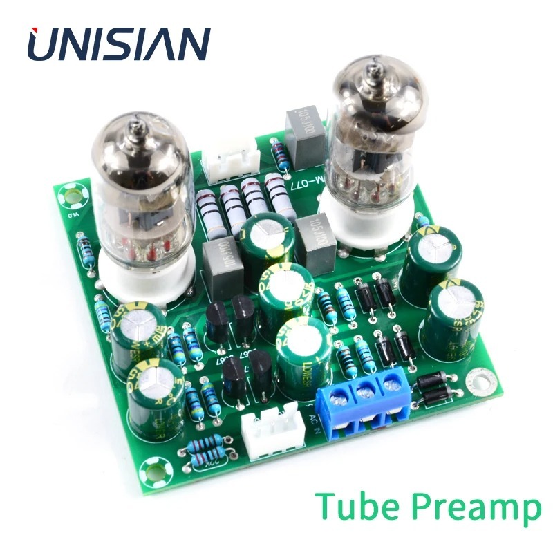 UNISIAN 6J1 Audio Preamplifier Board Electronic Vacuum Tube Preamp For Amplifier