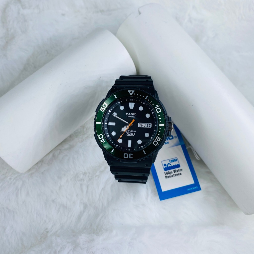 นาฬิกาข้อมือ Casio ผู้ชาย รุ่น MRW-230H กันน้ำ 100 เมตร สินค้าของแท้ รับประกันศูนย์ 1 ปี สายยาง