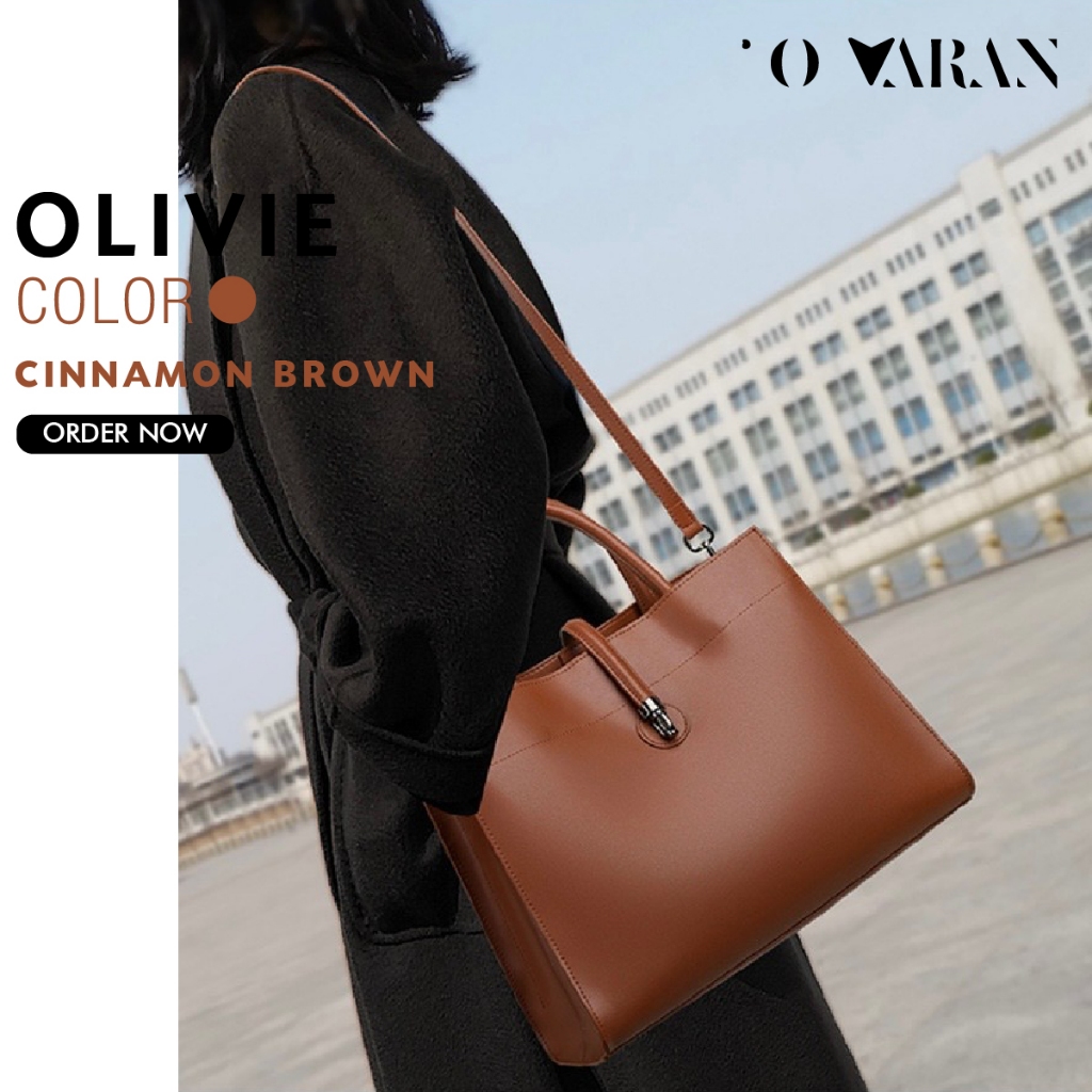 OVARAN รุ่น OLIVIE VARAN : หนังวัวแท้