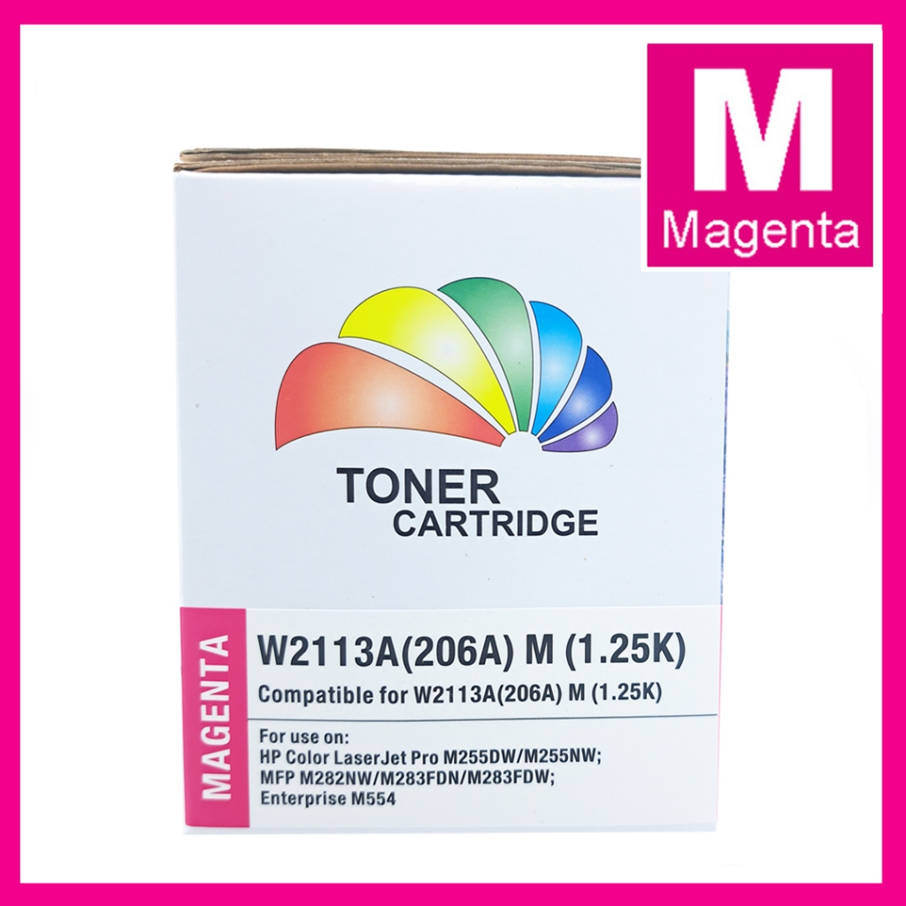 หมึก เทียบเท่า FOR HP 206A ตลับหมึก W2110A W2111A W2112A W2113A BK/C/Y/M ปริ้นเตอร์ MFP M283fdw M255dw M282nw M283 - รูปที่ 3