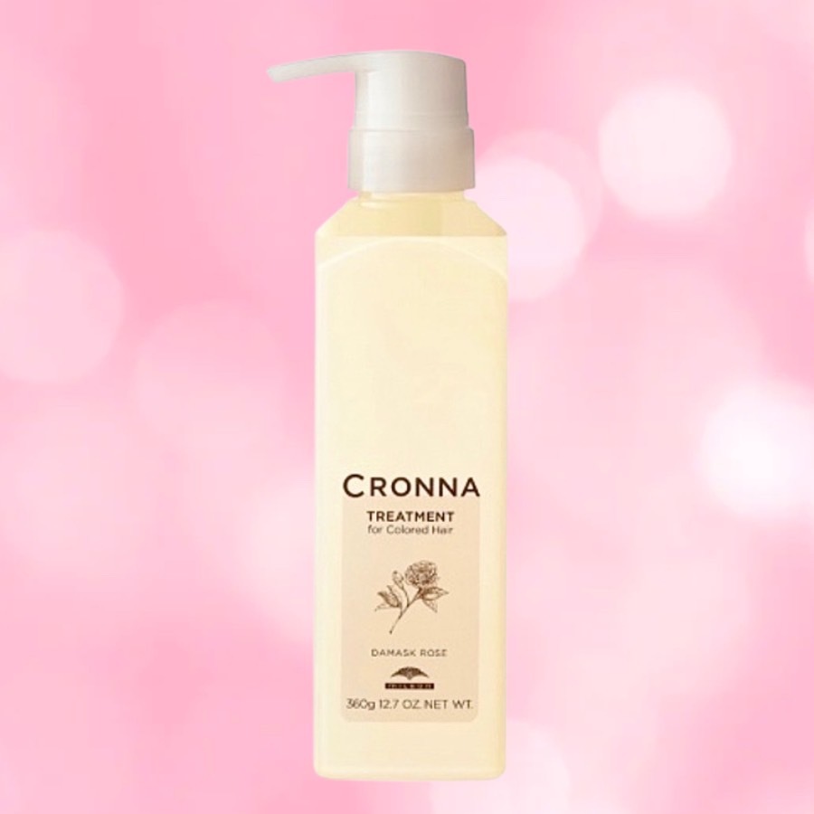 MILBON CRONNA FOR COLORED HAIR 360 ML.ทรีทเม้น สำหรับผมทำสี ให้ผมนุ่มลื่น เงางาม ไม่ชี้ฟู ช่วยป้องกันสีเฟดเร็ว