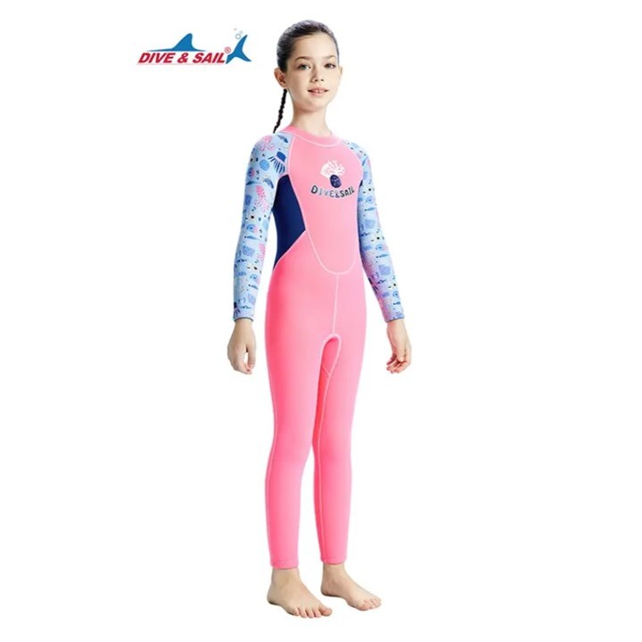 X-Manta ชุดว่ายน้ำสำหรับเด็กผู้หญิง แขนยาว ขายาว รุ่นใหม่ล่าสุด เก็บอุณหภูมิได้