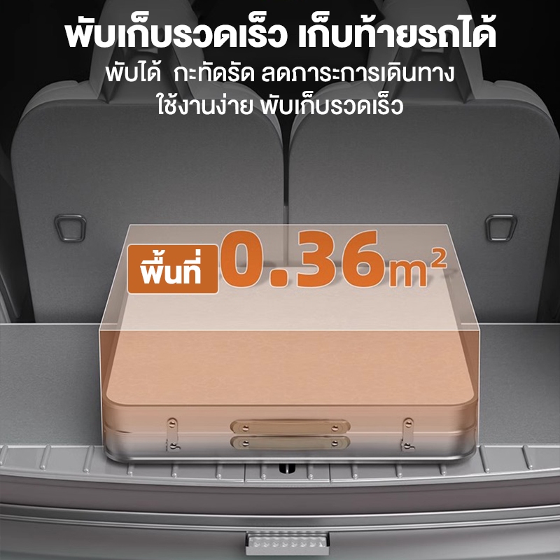 LDโต๊ะพับอเนกประสงค์ โต๊ะพับพกพา ขนาด120x60cm พับเก็บง่าย พกพาสะดวก ใช้ขายของตลาดนัด แคมป์ปิ้ง ปิกนิค และกิจกรรมกลางแจ้ง รูปที่ 7