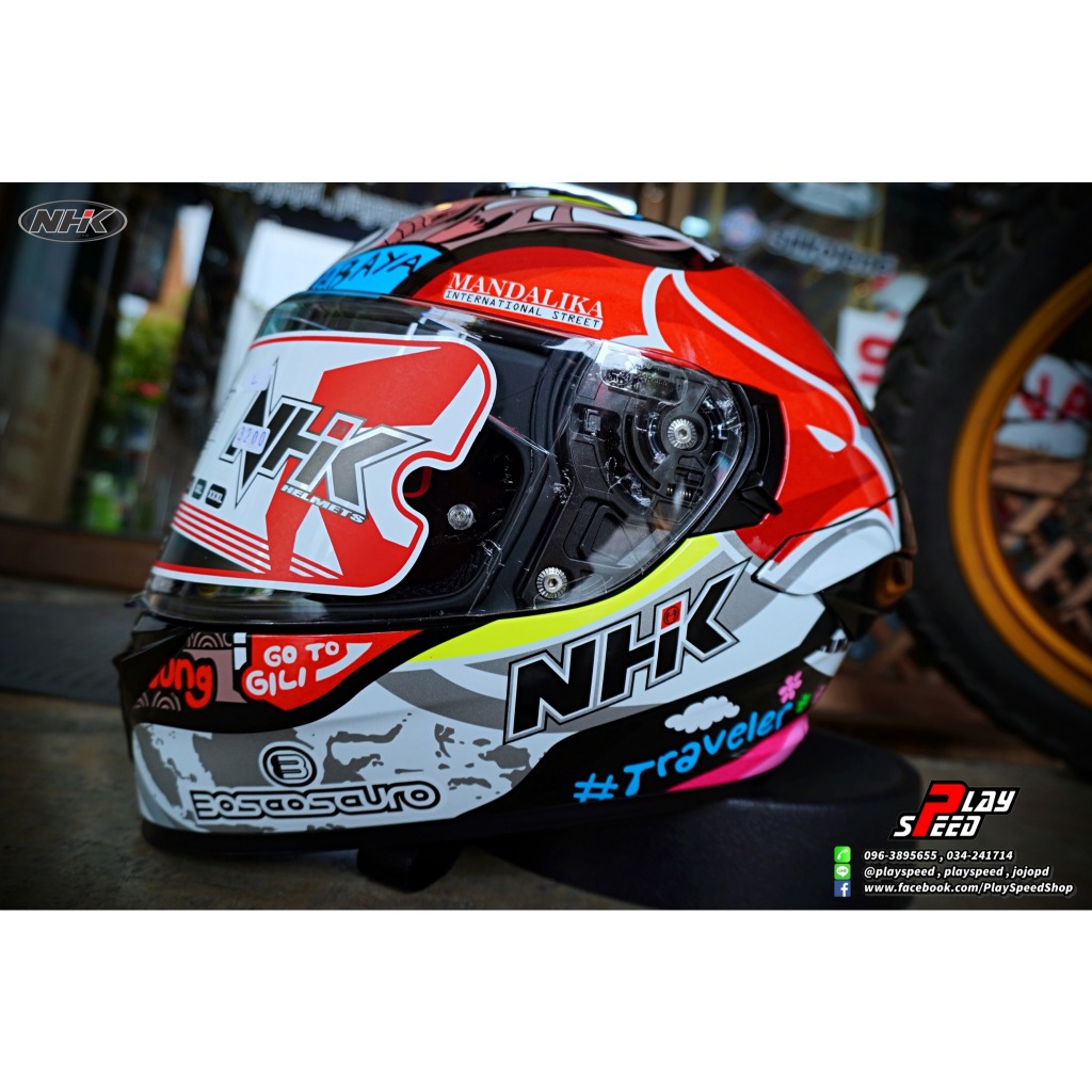 NHK Helmets K5R : ALONSO#11 BLACK GROSSY