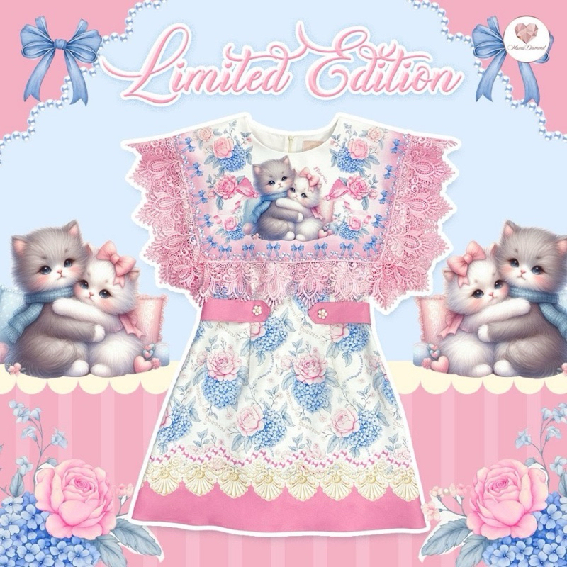 🏷️ MARIA DIAMOND พร้อมส่ง ✅ SIZE M L MONG JAI DRESS [ DD09M DD09L ]