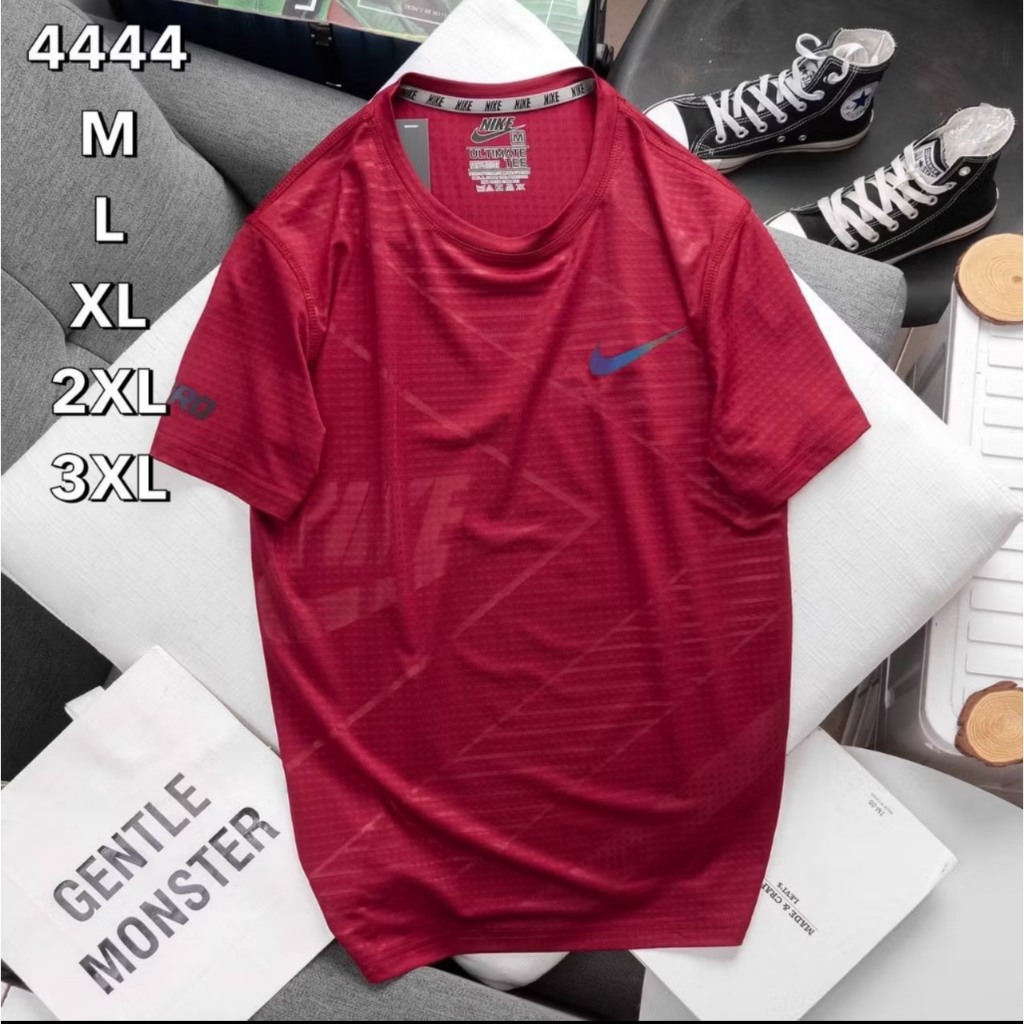 เสื้อผ้าผู้ชาย เสื้อยืดแขนสั้น คอกลม ผ้ากีฬา ใส่ออกกำลังกาย ใส่วิ่ง ใส่อยู่บ้าน ของมีพร้อมส่ง - รูปที่ 3