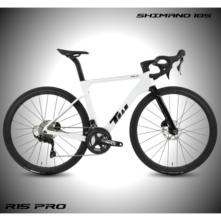 จักรยานเสือหมอบ TWITTER รุ่น R15 PRO 105 24สปีด (ชุดเกียร์Shimano 105, ตัวถังฟูลคาร์บอน