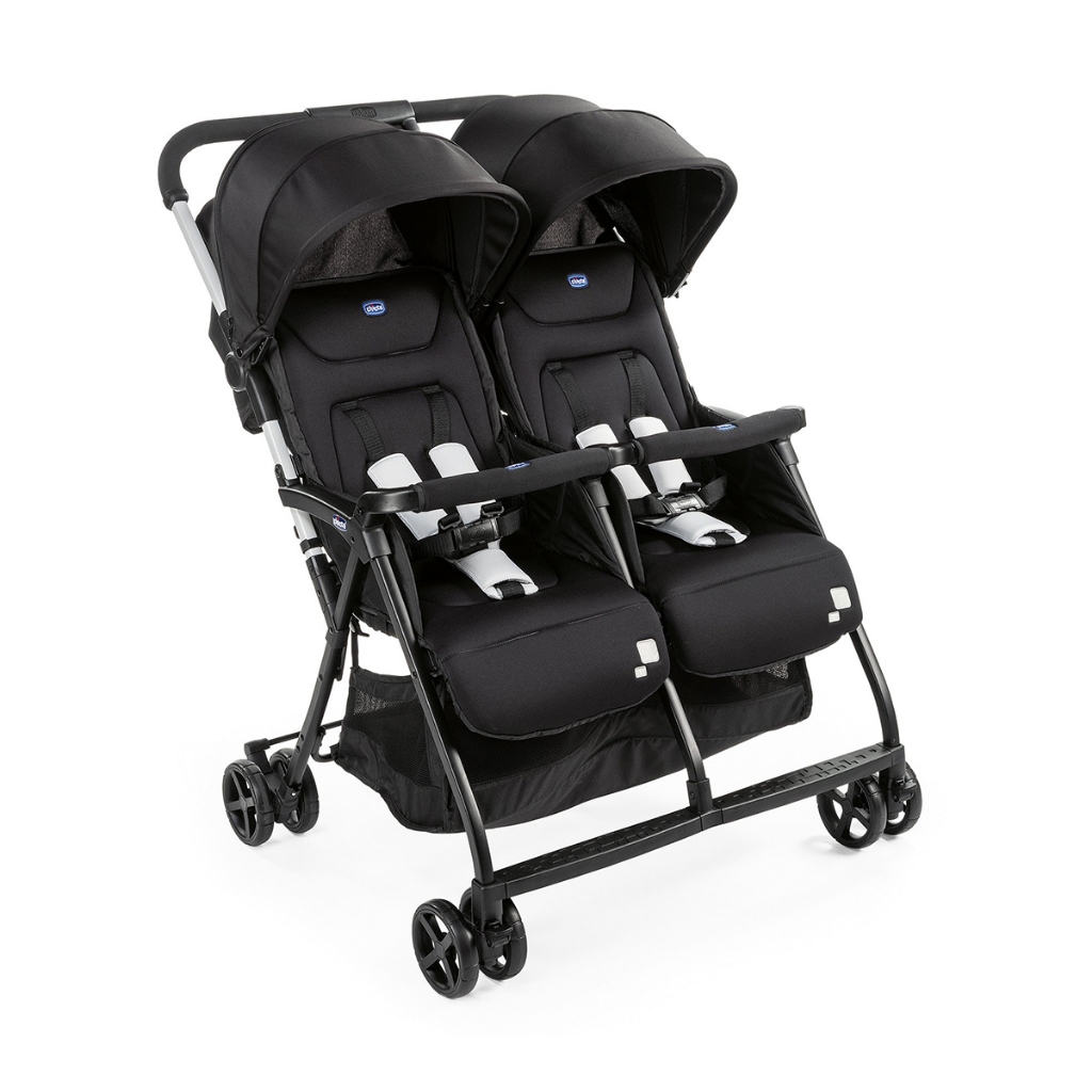 CHICCO OHLALA TWINS-BLACK NIGHT  รถเข็นแฝด