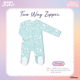 30 👑 Princess 👑 - Two-Way Zipper ชุดนอนคลุมเท้า