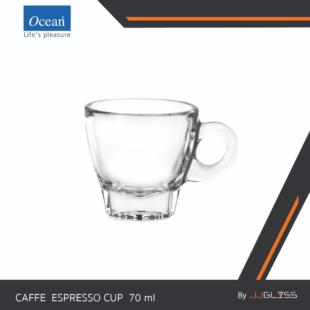 JJGLASS  (Ocean) P02442 Espresso - แก้วเอสเปรซโซ่ แก้วกาแฟ แก้วโอเชี่ยนกลาส 2 1/2 oz. ( 70 ml. )