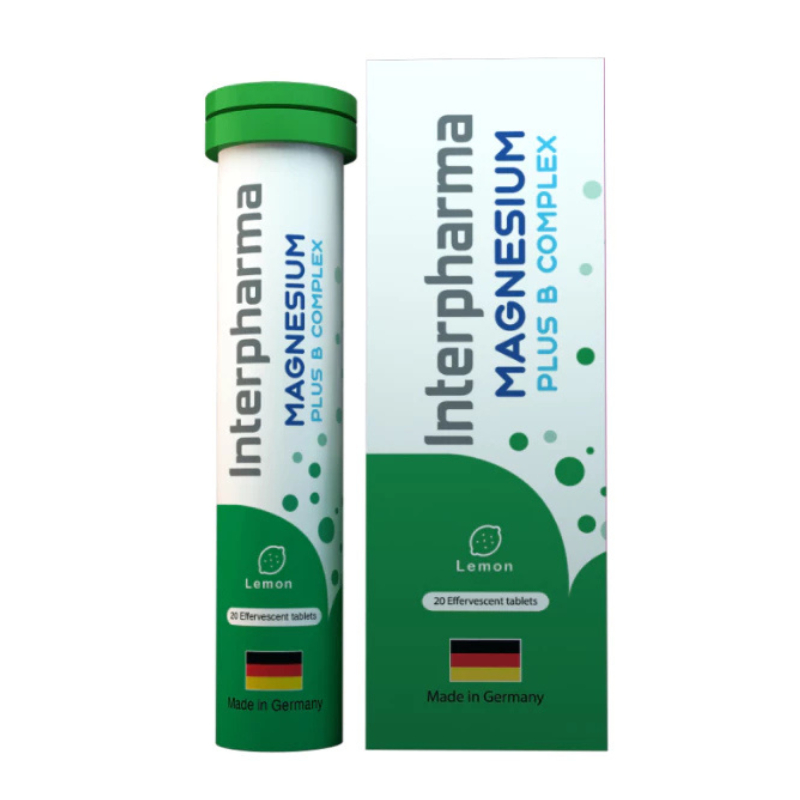 Magnesium Plus B Complex แมกนีเซียม เสริมสร้างกระดูกและฟัน เสริมระบบประสาทและกล้ามเนื้อโดย Interpharma