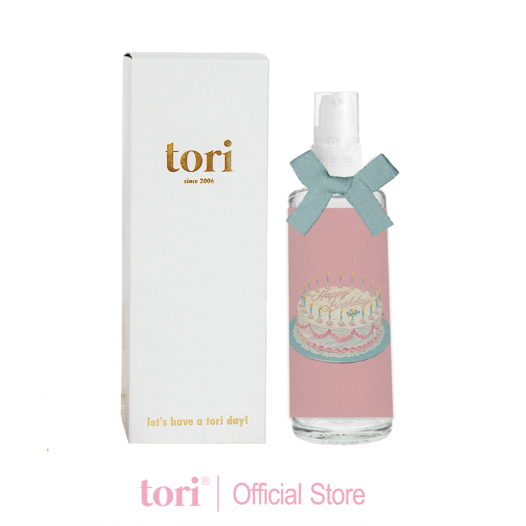 TORIAROMA | รุ่น Happy Birthday 🎂💕 - Everyday Room Spray รูมสเปรย์ ฉีดปุ้ป หอมปั้ป แพ็คเกจสุดคิ้ว