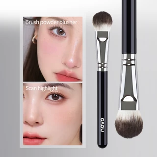 6441 (ใหม่/แท้) NOVO แปรงแต่งหน้า แปรงปัดแก้มไฮไลท์ ขนนุ่ม แบบพกพา