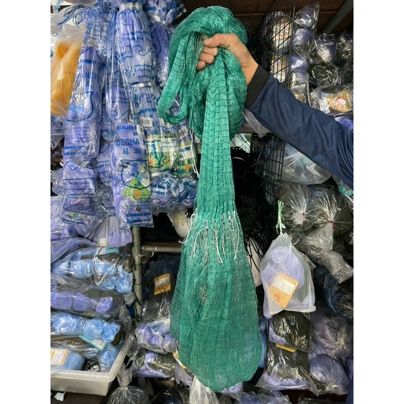 แหเอ็นเกลียว*1.5เซน-12เซน (7ศอก-12ศอก) ขึ้นเพลาพร้อมใช้งาน (น้ำหนักดี) - รูปที่ 7