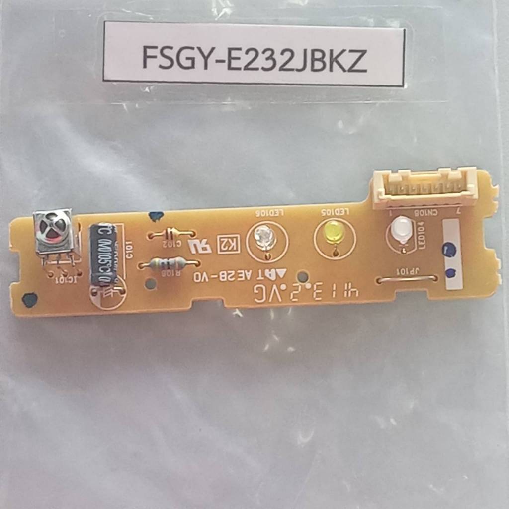 FSGY-E232JBKZ แผงรับสัญญาณรีโมทแอร์ SHARP ตัวรับสัญญาณรีโมทแอร์ชาร์ป รุ่น AH-XP13W อะไหล่ใหม่ แท้บริษัท