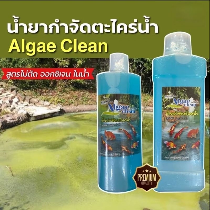 น้ำยากำจัดตะไคร่น้ำ สูตรพิเศษ ไม่ตัดอ็อกซิเจนในน้ำ MEDIFISH Algae  Clean