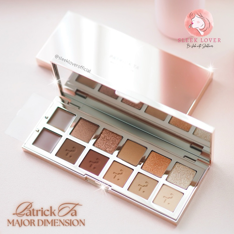 [เหลือ 2,072.- "เก็บโค้ดทักแชท"] พร้อมส่ง&แท้ PATRICK TA Major Dimension Eyeshadow Palette
