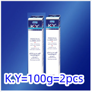 2 หลอด เจลล่อลื่นสูตรน้ำ KY ขนาด 100ML ไม่ระบุชื่อสินค้าหน้า…
