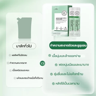 มาส์กฟองล้างหน้า ทำความสะอาดล้ำลึก ควบคุมความมัน ให้ความชุ่มชื้น แอนโทไซยานิน บับเบิ้ล มาส์ก เหมาะสำหรับทุกสภาพผิว