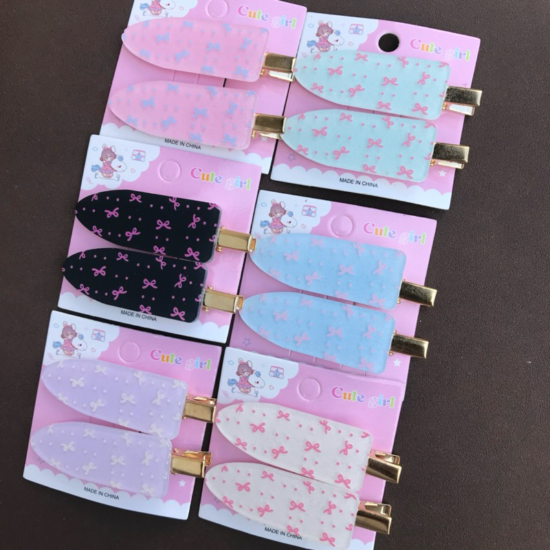 A1242 กิ๊บติดผมแฟชั่น สไตล์เกาหลี 2025 พร้อมส่งในไทย