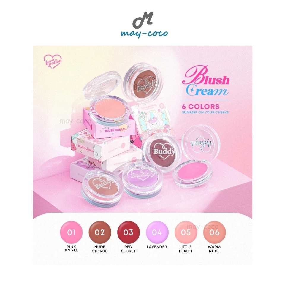 ถูก/แท้/มีไลฟ์ บลัชออน Love Potion Blush Cream/Blush PH Black Love เลิฟโพชั่น บลัชครีม บลัชดำซ้อก้าด แก้มสวย ละมุน