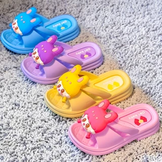 รองเท้าแตะเด็กผู้หญิง สีสันสดใสน่ารัก พื้นมีกันลื่น นุ่ม ใส่สบาย Girls' sandals พร้อมส่งในไทย**