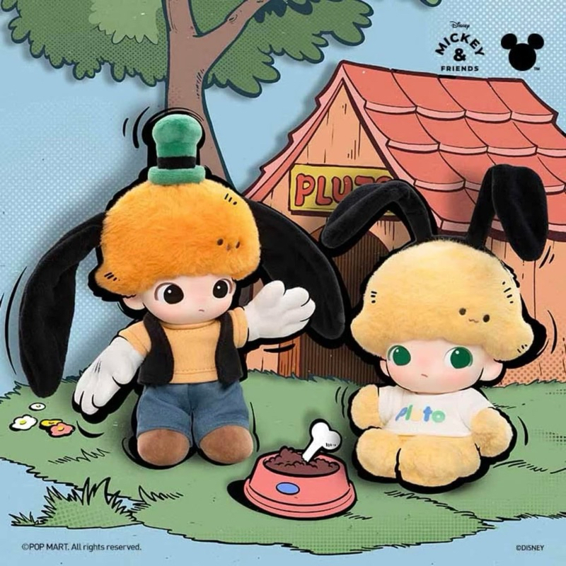 พร้อมส่ง🇹🇭✨ [เลือกตัว] พวงกุญแจห้อยกระเป๋า DIMOO x Mickey 🖤✨ Disney 🏰🌈✨
