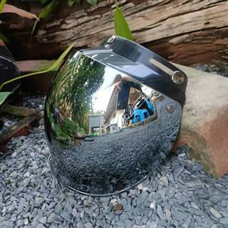 แผ่นหน้าหมวกกันน็อค ชิวหน้าแผ่นหน้าบับเบิ้ล บอลลูน ปรอทเงิน …