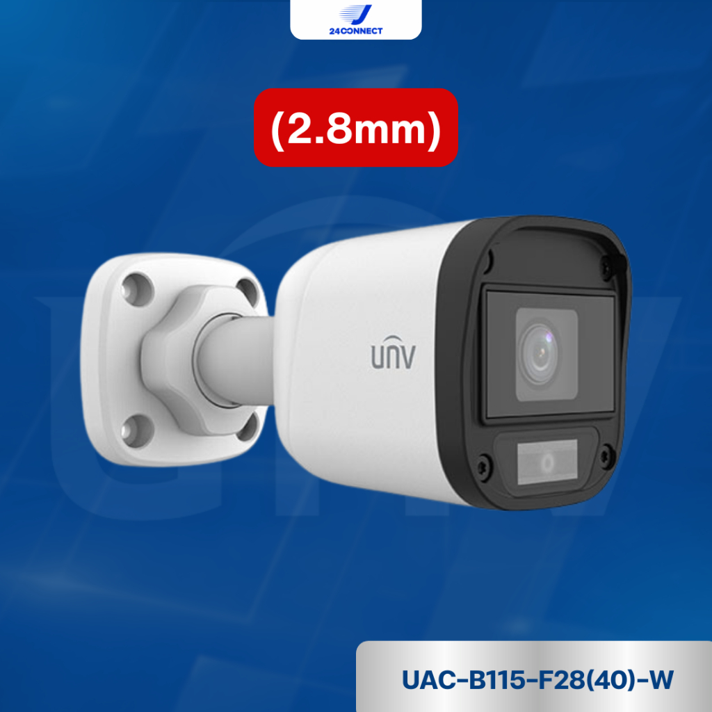 ชุดกล้องวงจรปิด UNV 4 ตัว 5 ล้านพิกเซล รุ่น UAC-B115-F28-W เครื่องบันทึก รุ่น XVR301-04G3 รับประกัน3 ปี (ไม่บันทึกเสียง)