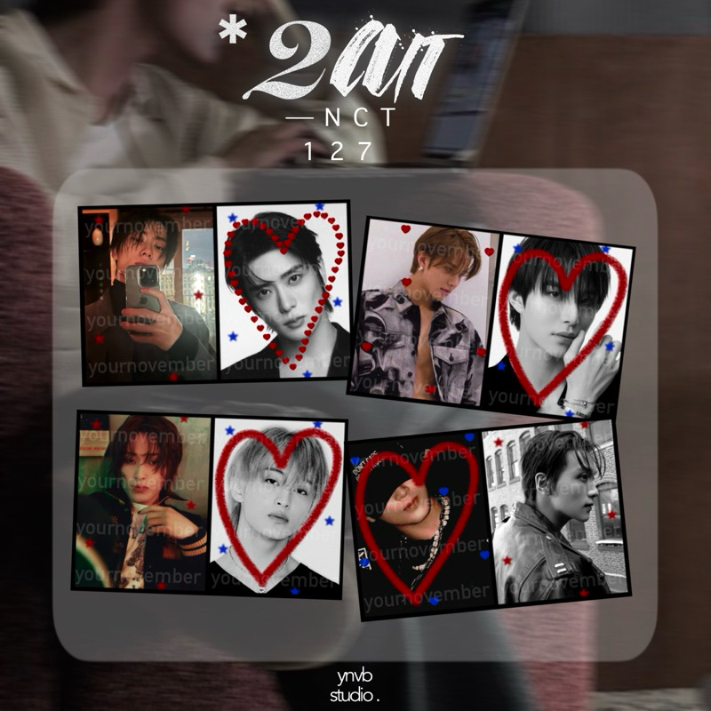 ( ขั้นต่ำ 15฿ ) id photo 2 cut nct 127 \ 𝙮𝙤𝙪𝙧.𝙣𝙤𝙫𝙚𝙢𝙗𝙚𝙧 ; รูปติดบัตรน้าเลข 2 ช่อง