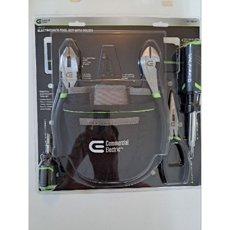 Electrician's Tool Set with Pounch, ยี่ห้อ Commercial Electric, USA
