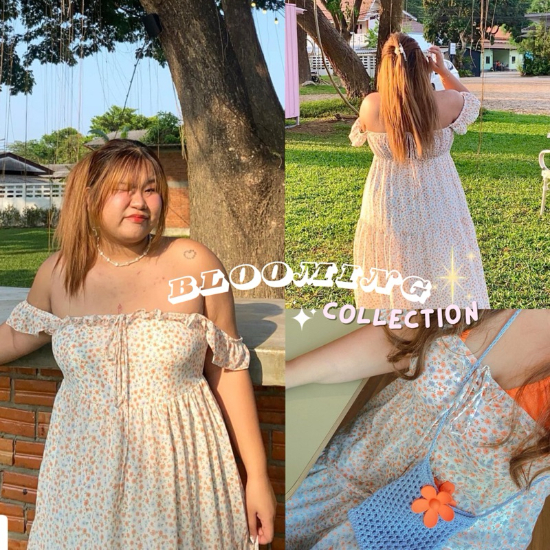 เดรสสาวอวบ Booming dress 🐛꙳🍎⌇  🌼 🫧