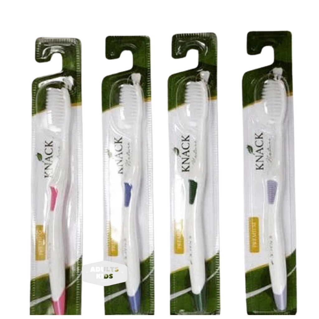 Knack Nature แปรงสีฟัน ด้ามยาว 1 ด้าน ขนนุ่ม คุณภาพดี - รูปที่ 3