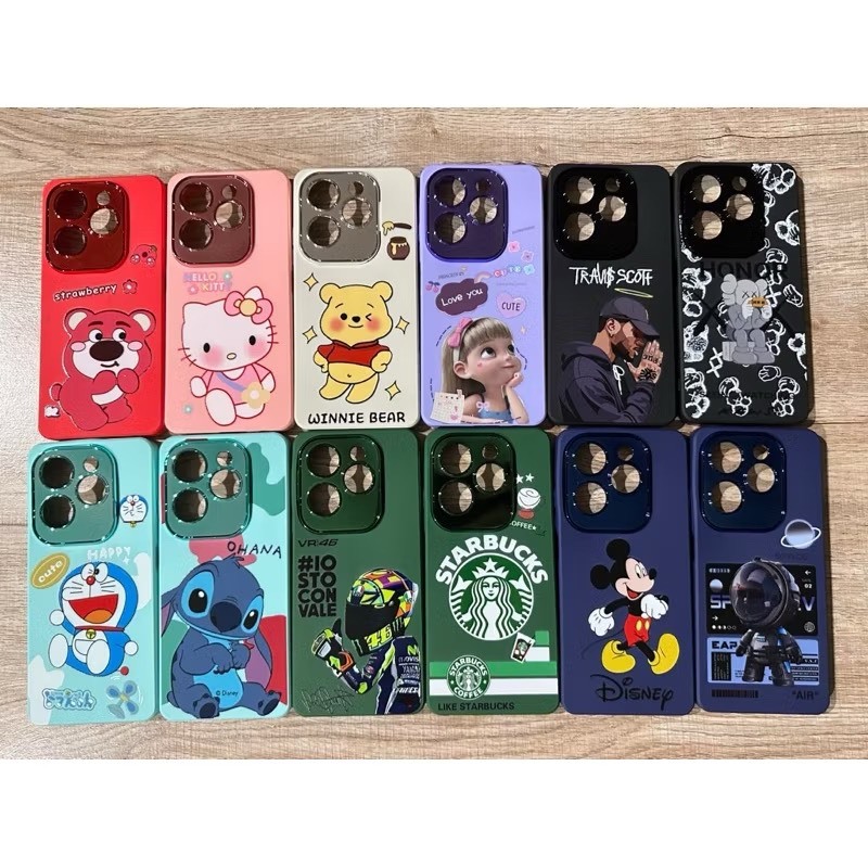 เคส สำหรับรุ่น Realme Note60X Note60 Realme C75 c71  C61 C63 เคสกำมะหยี่โครเมียม การ์ตูน แบบนิ่ม ลาย
