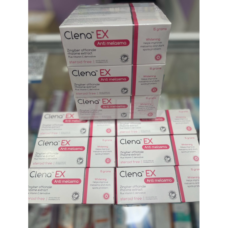 ✅แท้ใหม่ผลิตมีนา/2025 Clena EX 15 กรัมครีมลดฝ้ากระจุดด่างดำ