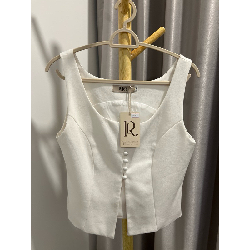 Rileyapparels เสื้อกล้ามผ้าลินิน ส่งต่อ