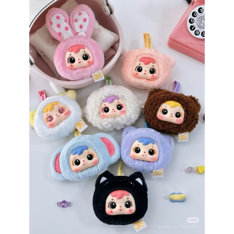 ⭐️ใช้โค้ดลด30%⭐️พร้อมส่งในไทย🇹🇭Samuel Mini animal paradise [ยกBox 8ตัว] กล่องสุ่ม พวงกุญแจ แท้100% ส่งด่วน