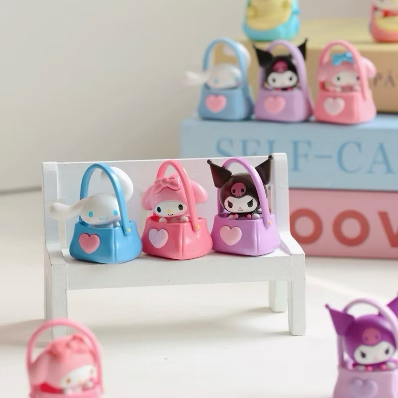 [ซื้อในไลฟ์/Videoมีคูปองส่วนลด] {1จุ่ม=1ชิ้น} 👜💕Sanrio Mini Bag Series🎀✨[ทำพวงกุญแจได้]