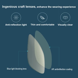 Xiaomi Mijia แว่นตากันแสงสีฟ้า แว่นกรองแสง แว่นตากรองแสงคอมพิวเตอร์ Anti-Blue Light Glass แว่นตาสำหรับหญิงชาย