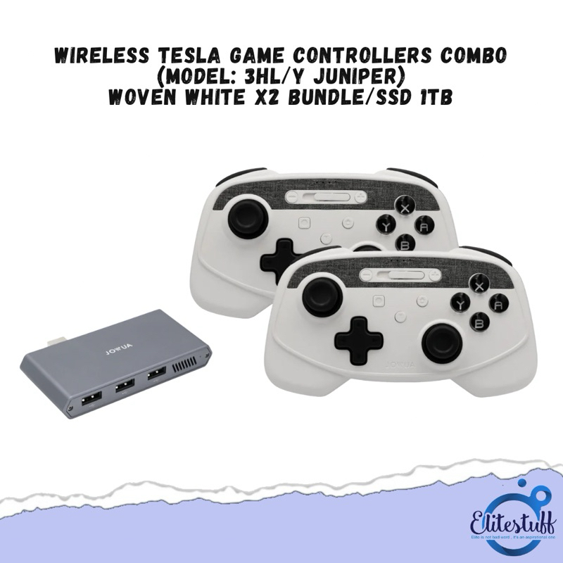 Jowua Wireless Game Controllers for Tesla Model: 3 Highland/Y Juniper - เกมคอนโทรลเลอร์ไร้สาย