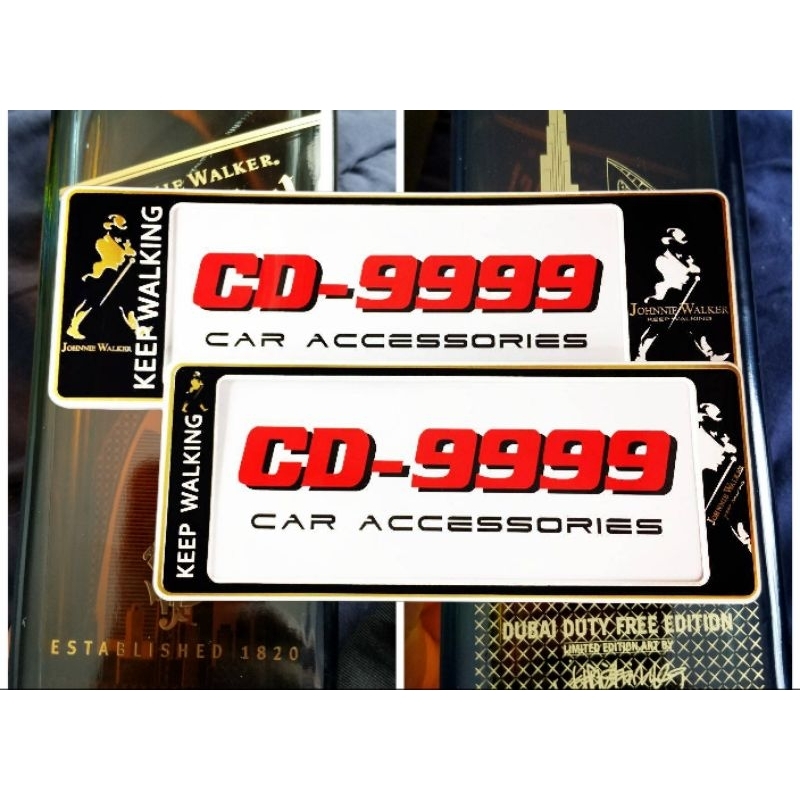 กรอบป้ายทะเบียนกันน้ำรถยนต์ Johnny Walker T14