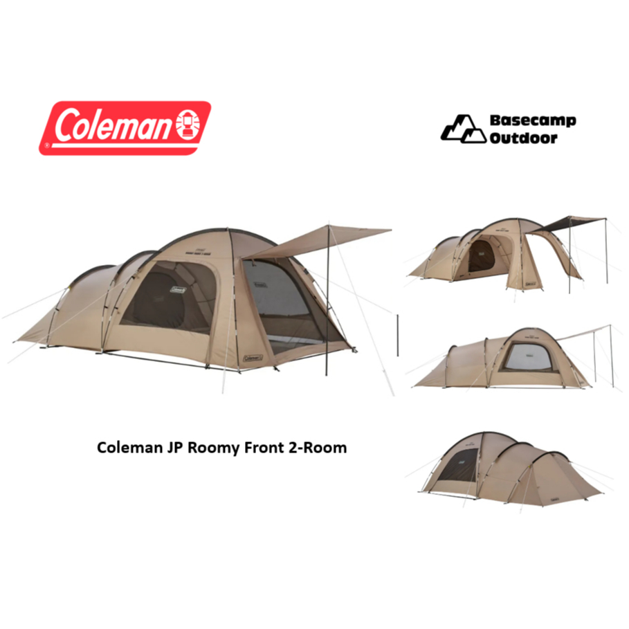 New 2025 เต็นท์รุ่นใหม่ Coleman JP Roomy Front 2-Room มีของพร้อมส่ง